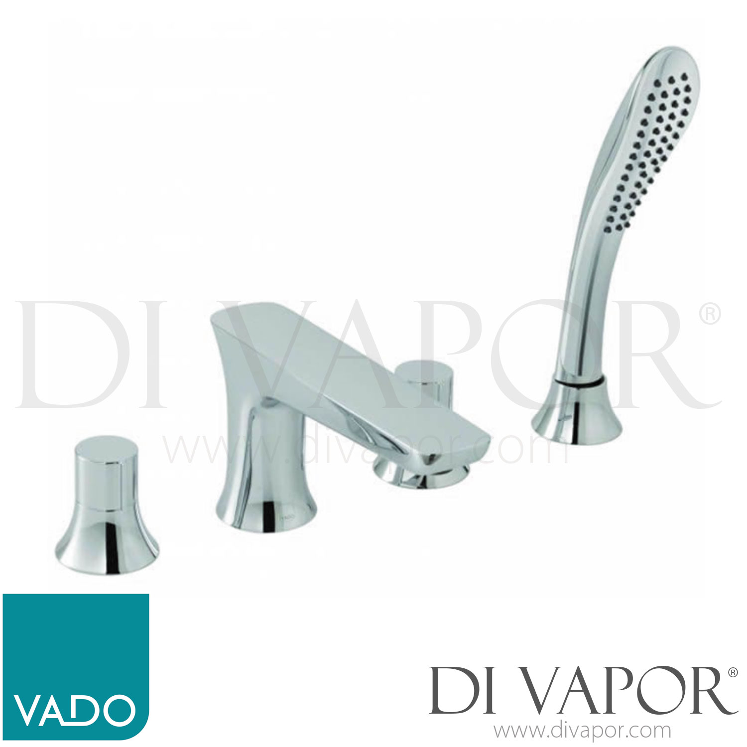 VADO ALT-132-C/P Altitude 4 Hole Bath Shower Mixer Deck Mounted Spare Parts