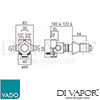 VADO ALT 144 CP Altitude Spare Parts Diagram