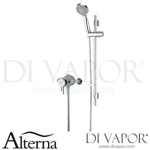 Alterna ALTORTTS Ortona Thermostatic Dual Control Shower Valve & Adjustable Riser Spare Parts