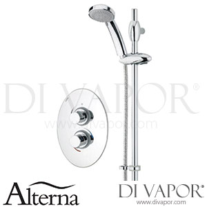 Alterna ALTRESTH Resia Thermostatic Dual Control Shower Valve and Kit Spare Parts