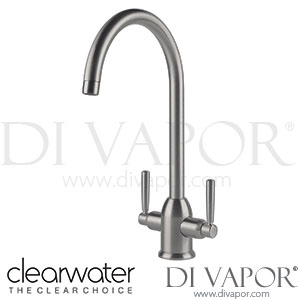 Clearwater ALZBS Alzira C Twin Lever Brushed Nickel Monobloc Kitchen Mixer Tap Spare Parts