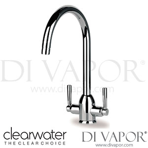 Clearwater ALZCP Alzira C Twin Lever Chrome Monobloc Kitchen Mixer Tap Spare Parts