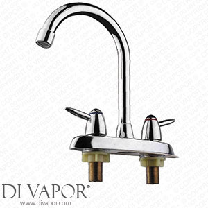 Tossper Bathroom Kitchen Swivel Tap Two Handle Hot Cold Sink Mixer Tap Sprayer Spare Parts