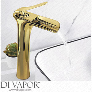 Vketo Tap Bathroom Waterfall Wash Basin Mixer Tap High Mixer Tap Bathroom Tap Counter Tap Bathroom Gold Spare Parts
