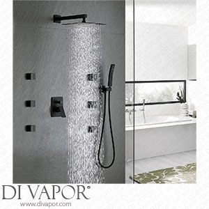 SIGii Black Shower Jets System 3-Way Shower Valve Spare Parts