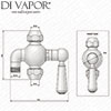 Hudson Reed AM312-HRV Thermostatic Shower Diverter