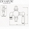 Ultra Thermostatic Shower Diverter