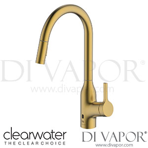 Clearwater AML10BB Amelio Brushed Brass Pull Out Sensor Kitchen Mixer Tap Spare Parts