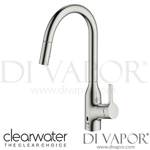 Clearwater AML10BN Amelio Brushed Nickel Pull Out Sensor Kitchen Mixer Tap Spare Parts