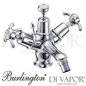 Burlington AN13 Anglesey Bidet Mixer Tap with Pop-Up Waste Spare Parts