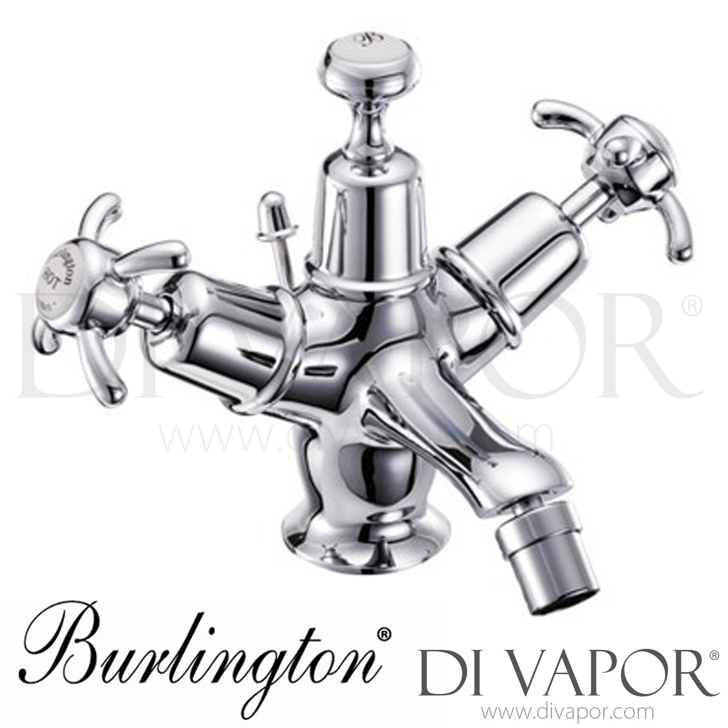 Burlington AN13 Anglesey Bidet Mixer Tap with PopUp Waste Spare Parts