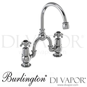 Burlington AN27-QT BLA | AN27 BLA-QT Anglesey 2 Tap Hole Arch Mixer with Curved Spout (200mm Centres) Spare Parts
