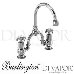 Burlington AN27 Anglesey 2 Tap Hole Arch Mixer with Curved Spout (200mm Centres) Spare Parts