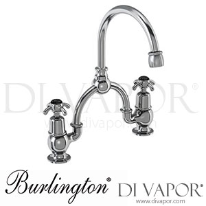 Burlington AN28-QT BLA | AN28 BLA-QT Anglesey 2 Tap Hole Arch Mixer with Curved Spout (230mm Centres) Spare Parts
