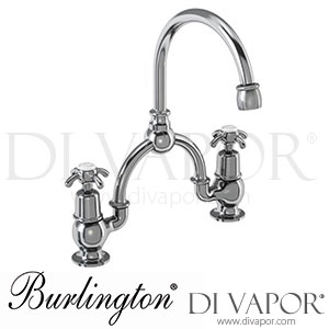 Burlington AN28 Anglesey 2 Tap Hole Arch Mixer with Curved Spout (230mm Centres) Spare Parts