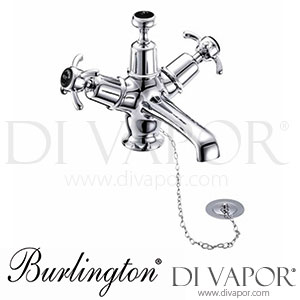 Burlington AN5-QT BLA | AN5 BLA-QT Anglesey Basin Mixer Tap with Plug & Chain Waste Spare Parts