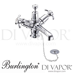 Burlington AN5 Anglesey Basin Mixer Tap with Plug & Chain Waste Spare Parts