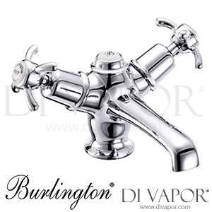 Burlington AN6-QT Anglesey Basin Mixer Tap with Click-Clack Waste Spare Parts