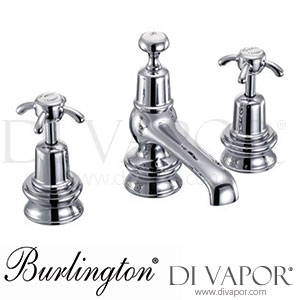 Burlington ANR12 Anglesey Regent 3 Tap Hole Mixer with Pop-Up Waste Spare Parts
