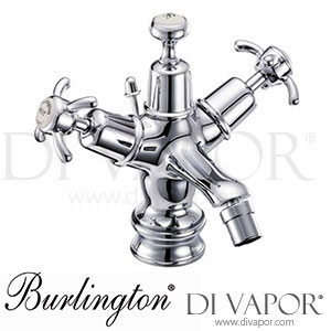 Burlington ANR13 MED Anglesey Regent Bidet Mixer Tap with Pop-Up Waste Spare Parts