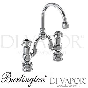 Burlington ANR27-QT BLA | ANR27 BLA-QT Anglesey 2 Tap Hole Regent Arch Mixer with Curved Spout (200mm Centres) Spare Parts