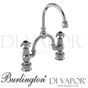 Burlington ANR28 BLA Anglesey 2 Tap Hole Regent Arch Mixer with Curved Spout (230mm Centres) Spare Parts