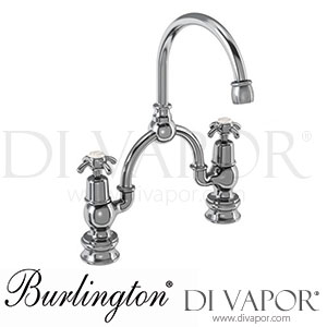 Burlington ANR28-QT Anglesey 2 Tap Hole Regent Arch Mixer with Curved Spout (230mm Centres) Spare Parts