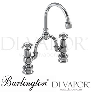 Burlington ANR28 Anglesey 2 Tap Hole Regent Arch Mixer with Curved Spout (230mm Centres) Spare Parts