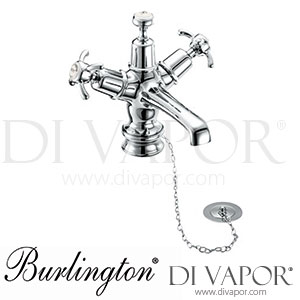 Burlington ANR5 MED Anglesey Regent Basin Mixer Tap with Plug & Chain Waste Spare Parts