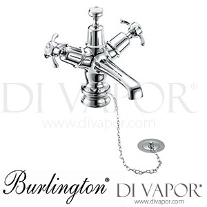 Burlington ANR5 Anglesey Regent Basin Mixer Tap with Plug & Chain Waste Spare Parts