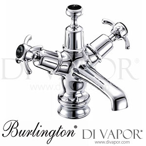 Burlington ANR6 BLA Anglesey Regent Basin Mixer Tap with Click-Clack Waste Spare Parts