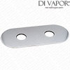 ANX234 Oval Chrome Faceplate Escutcheon Spare