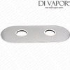 ANX234 Oval Chrome Faceplate Escutcheon