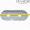ANX234 Oval Chrome Faceplate Spare