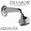 Aqualisa Turbostream Fixed Shower Head & Arm - Chrome - 99.30.01