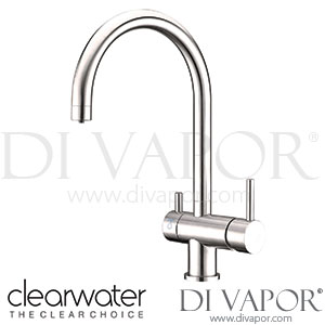 Clearwater AQ2SS Aquarius Polished Stainless Steel Filtered Water Kitchen Mixer Tap Spare Parts