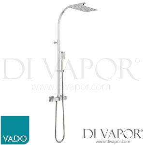 VADO AQB-149RRK-SQ-CP Adjustable Velo Aquablade square thermostatic Shower Valve with Diverter Spare Parts