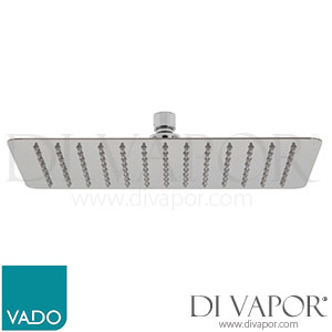 VADO AQB-20X30-C/P Aquablade Single Function Easy Clean Slim Line Rectangular Shower Head Spare Parts