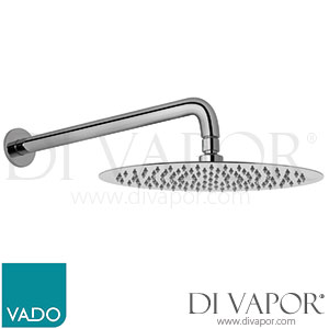VADO AQB-OV/30/SA-C/P Aquablade 200mm x 300mm 8 x 12 Oval Easy Clean Slimline Shower Head Spare Parts