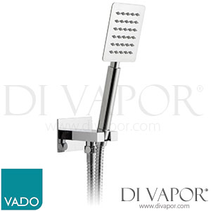 VADO AQB-SFMK/SQ-C/P Aquablade square Single Function Mini Shower Kit Spare Parts