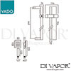 VADO AQB SFSRKSQ CP Aquablade Spare Parts Diagram