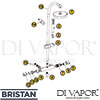 Bristan AQS SHXDIV C Spare Parts Diagram