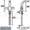 Bristan AR2 THBAS C Mixer Spare Diagram