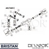 Bristan AR2 THBF C Mixer Spare Tech Diagram