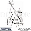 Bristan AR2 THBSM C Mixer Spare Tech Diagram