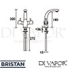 Bristan AR2 THLBAS C Mixer Spares Diagram