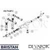 Bristan AR2 THLBF C Spare Tech Diagram