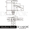 Hudson Reed ARC301 Arco Spare Parts Diagram