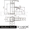 Hudson Reed ARC305 Arco Spare Parts Diagram