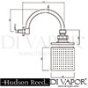 Hudson Reed ARC3211 A3234 A354(x4) Curved Sheer Fixed Head Spare Parts Diagram